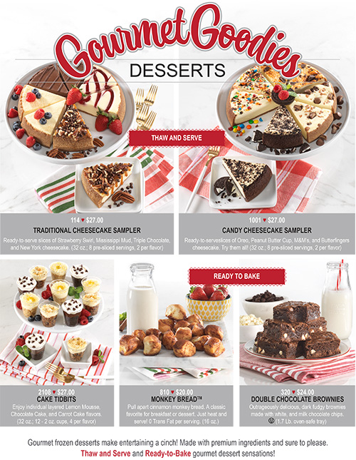 Gourmet Goodies Desserts