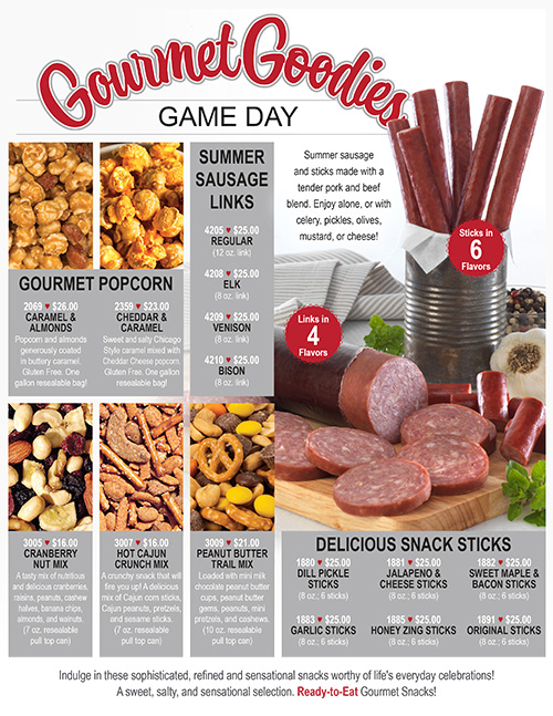 Gourmet Goodies Game Day